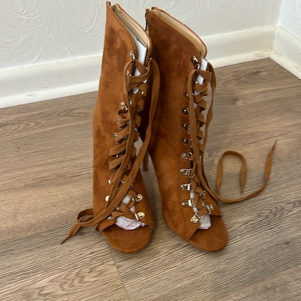 Lace up heels